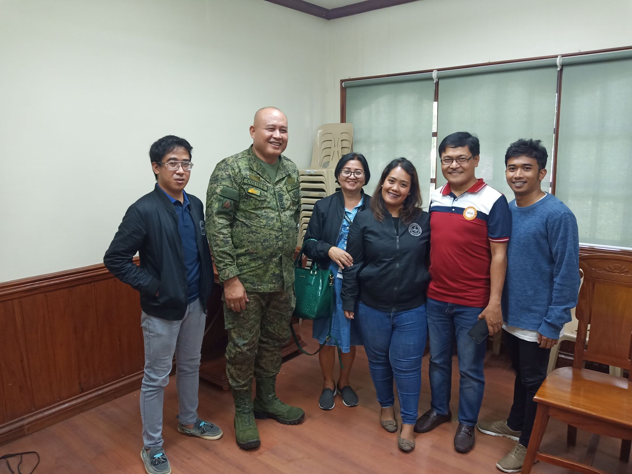 DILG AURORA AS PTF SECRETARIAT ALONG WITH COL ANDREW D. COSTELO INF GSC PA BRUGADE COMMANDER 70RD BRIGADE PA DURING THE THE PTF MEMBERS HEADED BY GOV. GERARDO A. NOVERAS ON THE JO