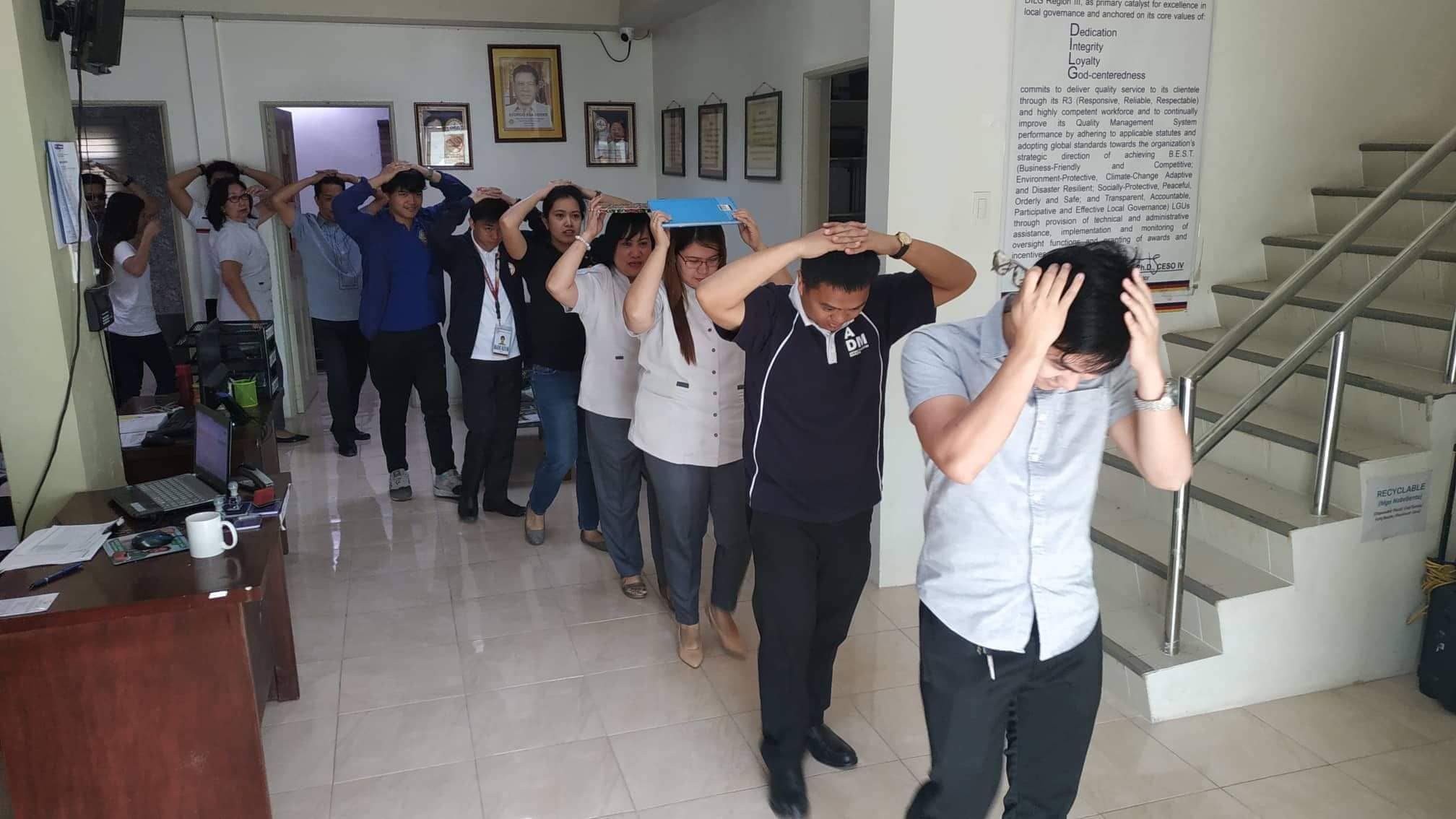 DILG Pampanga joins first quarter NSED
