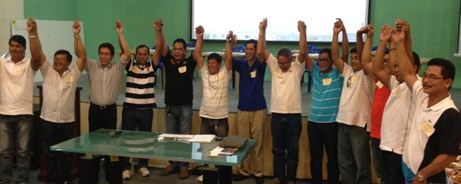 The new set of Liga ng mga Barangay Nueva Ecija Chapter Officers for 2013-2016 was elected and proclaimed on December 18, 2013 at Amphitheater, Old Capitol Building, Cabanatuan City.