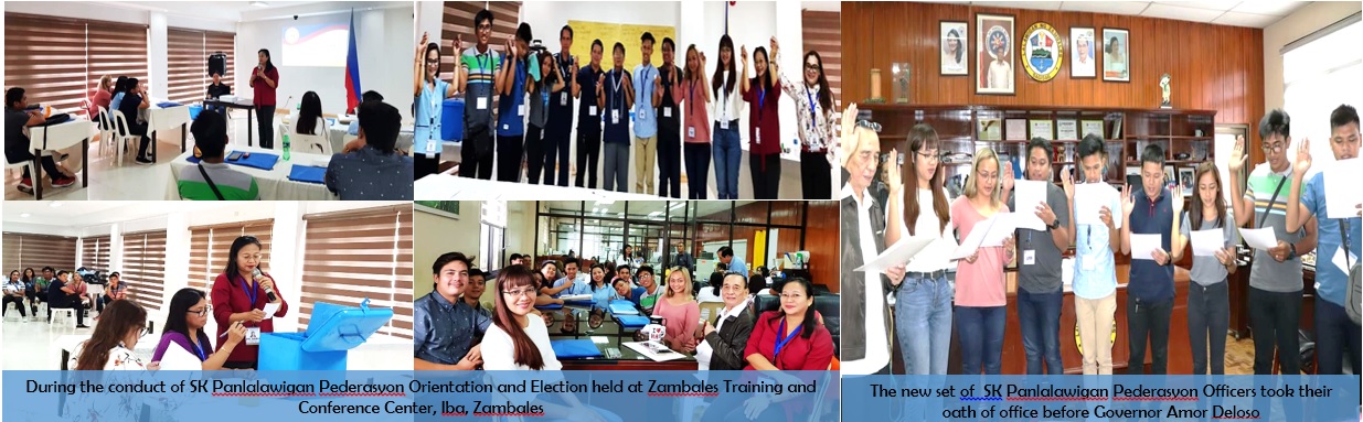 The newly elected Barangay Officials of Zambales are sworn into office by Gov. Ebdane while various functionaries and stakeholders served as witnesses