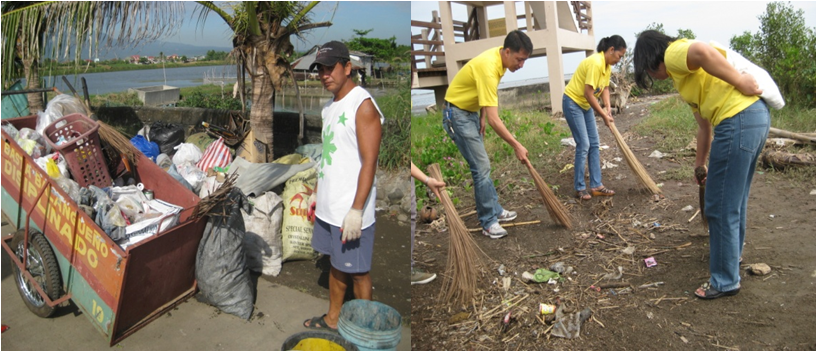 DILG Bataan took the lead in cleanup drive along the shoreline of Brgy. Tortugas, Balanga City.
