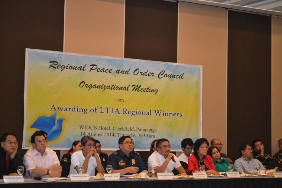 Gov. Aurelio Umali presides over the RPOC Organizational Meeting