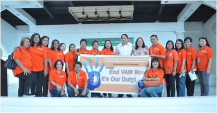 Women and Children Protection Council of Olongapo City during the kick-off activity