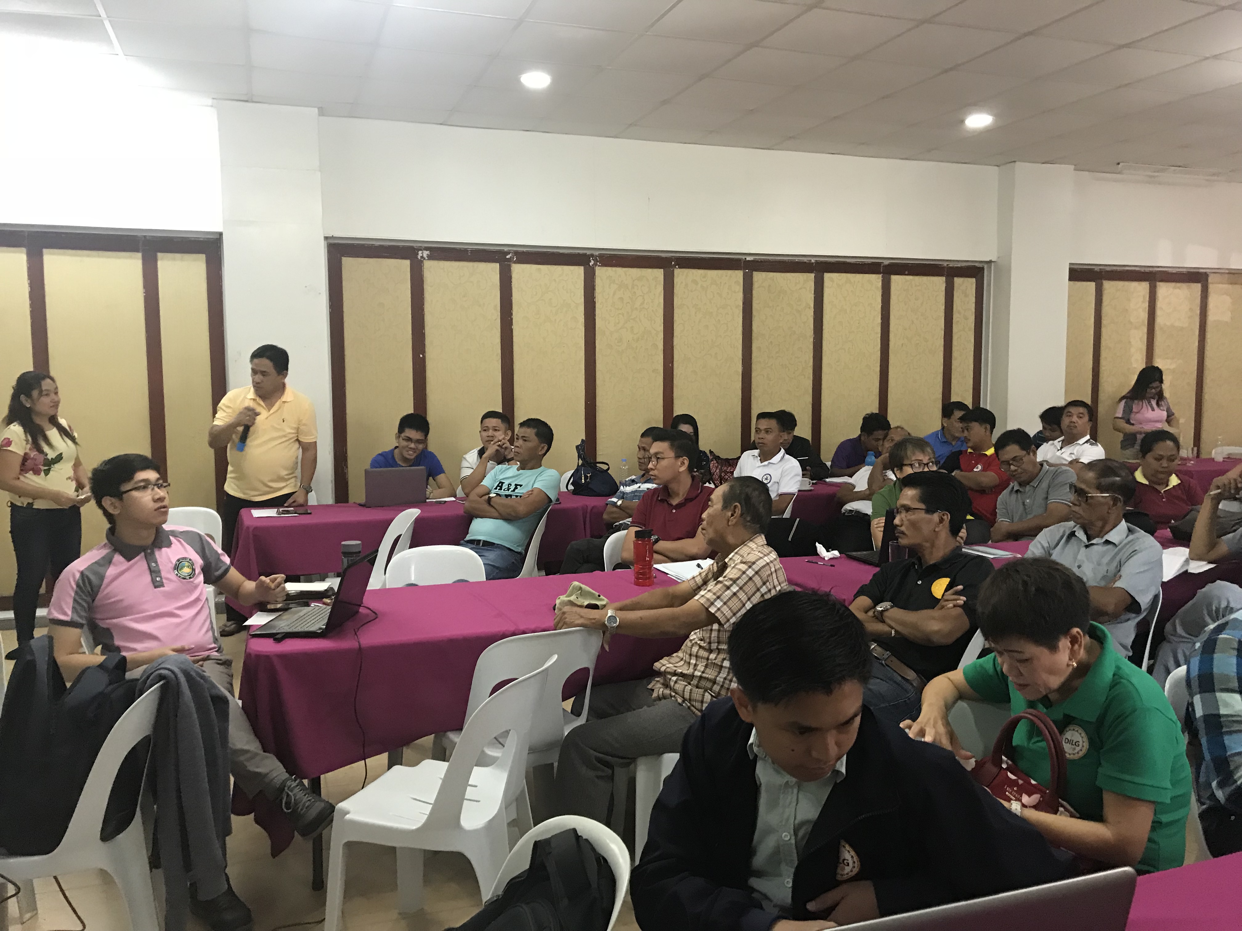 The participants on the discussion of the Comprehensive Land Use Plan on the Municipality of San Jose, Tarlac